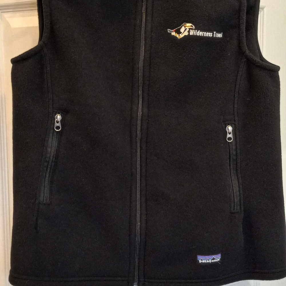 Patagonia Synchilla Fleece Black Womens jacket/ Vest
